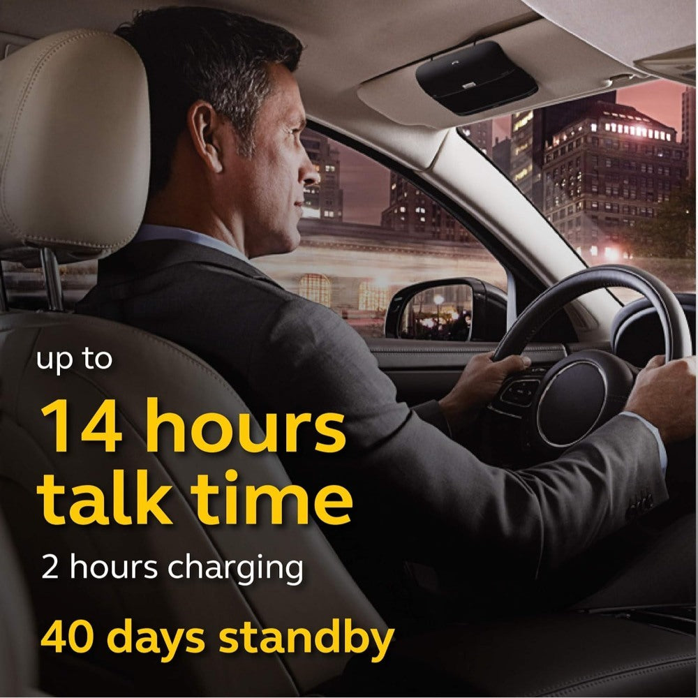 Jabra, FREEWAY Car Bluetooth Speakerphone Multiuse - connects to 2 Bluetooth devices at the same time