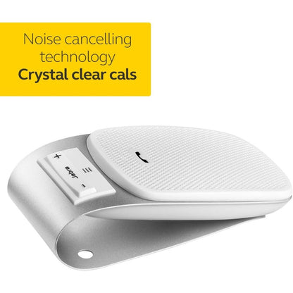 Jabra, DRIVE White Car Bluetooth Speakerphone, Multiuse - connects to 2 Bluetooth devices at the same time