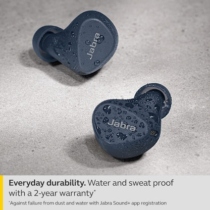 Jabra, Elite 4 Active Navy True Wireless Earbuds With Active Noise Cancellation
