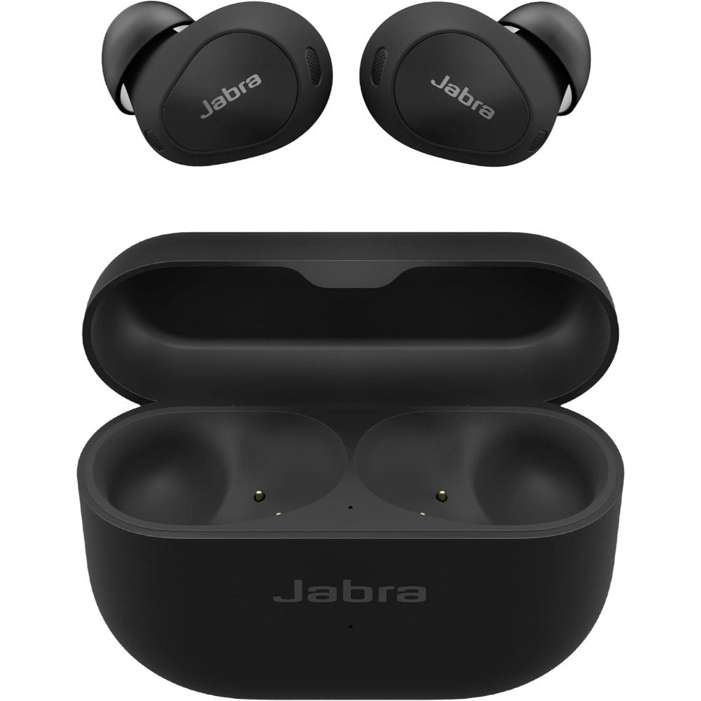 Jabra, Elite 10 Gloss Black True Wireless Bluetooth Earbuds ? Advanced Active Noise Cancelling With Dolby Atmos Surround Sound, All-Day Comfort, Multipoint, Crystal-Clear Calls