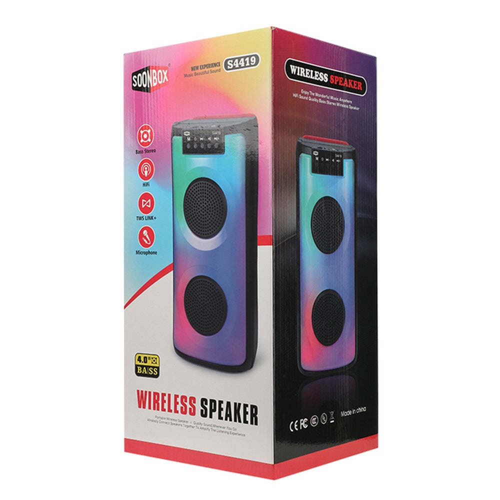 Cool Gift, Soonbox S4419 RGB Light Wireless Speakers