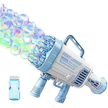 Cool Gift, Bubble Gun With Flash Lights, 15 Holes, Available in Different Colors