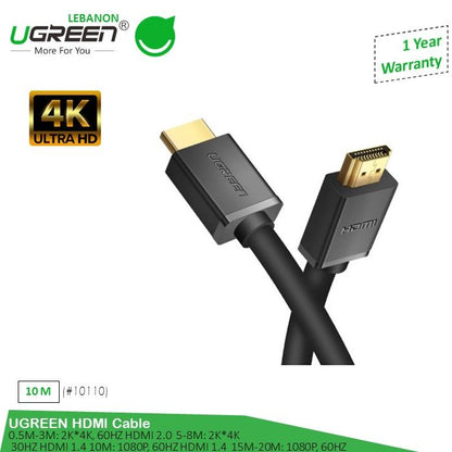 Ugreen, Full Hd Hdmi Cable, Available in Different Sizes