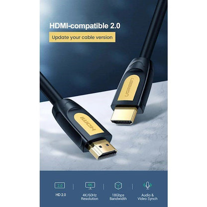 Ugreen, 4K Hdmi 2.0 Round Cable, Available in Different Sizes