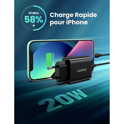 Ugreen, Pd 20W Usb-C Cell Phone Fast Charger Adapter