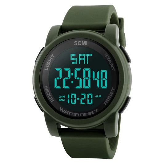 Cool Gift, Silicone Sport Digital Men Watch Waterproof LED 24-1, Available in Different Colors