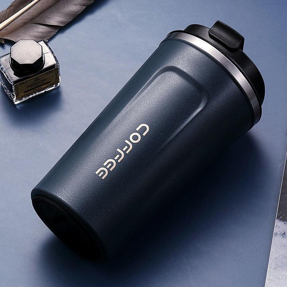 Cool Gift, Travel Double Wall Vacuum Stainless Steel Coffee Cup, Available in Different Sizes & Colors