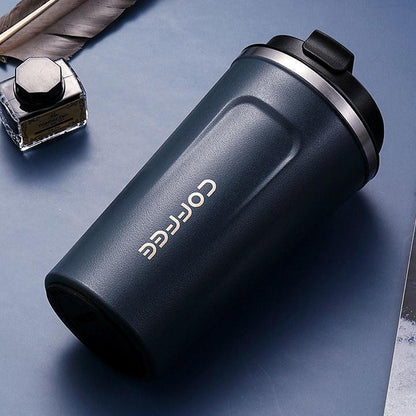 Cool Gift, Travel Double Wall Vacuum Stainless Steel Coffee Cup, Available in Different Sizes & Colors