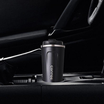 Cool Gift, Travel Double Wall Vacuum Stainless Steel Coffee Cup, Available in Different Sizes & Colors