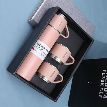 Cool Gifty, Double Wall Thermos Vacuum Set, Available in Different Colors