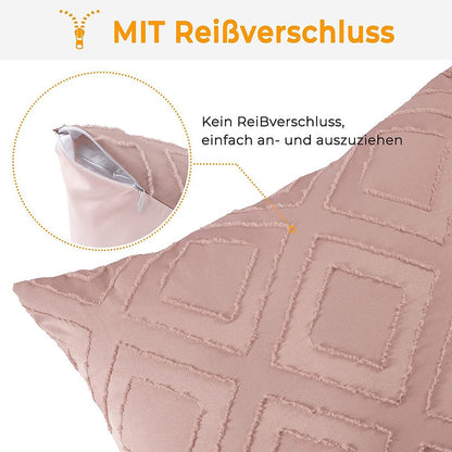 Cool Gift, Soft Soild Decorative Square Throw Pillow Hk002, Available in Different Colors