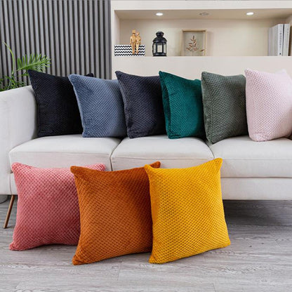 Cool Gift, Soft Soild Decorative Square Throw Pillow Zy004, Available in Different Colors