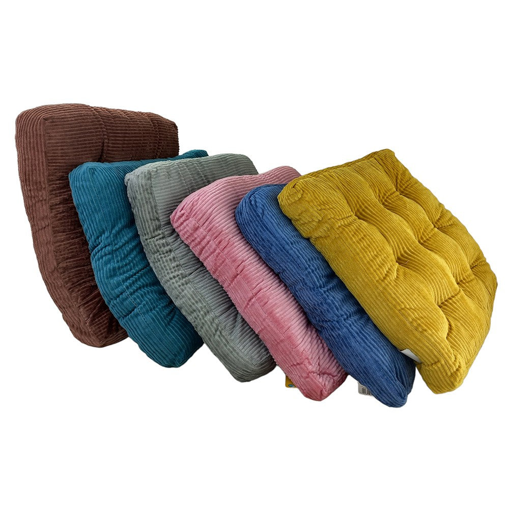 Cool Gift, Cotton Chair Cushions 40 X 40 Cm Pillow With Soft Laces, Available in Different Colors