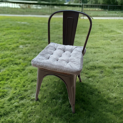 Cool Gift, Cotton Chair Cushions 40 X 40 Cm Pillow With Soft Laces, Available in Different Colors