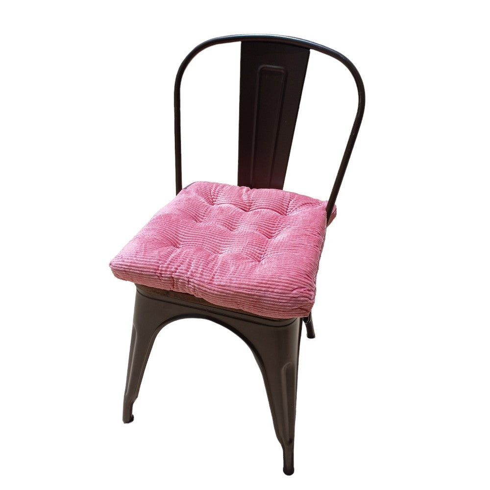 Cool Gift, Cotton Chair Cushions 40 X 40 Cm Pillow With Soft Laces, Available in Different Colors