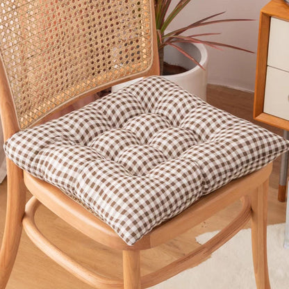 Cool Gift, Cotton Chair Cushions 40 X 40 Cm Pillow With Soft Laces, Available in Different Colors