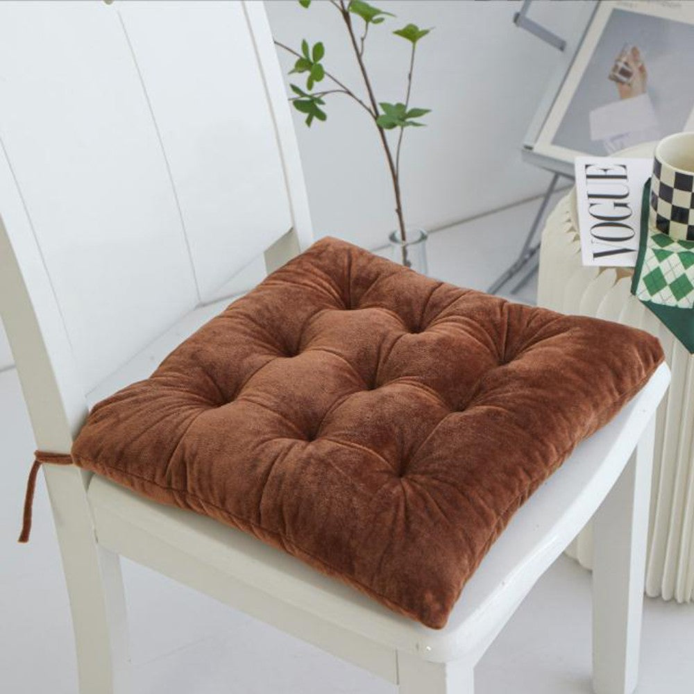 Cool Gift, Velvet Fabric Chair Cushions 40 X 40 Cm Pillow With Soft Laces Sp100, Available in Different Colors