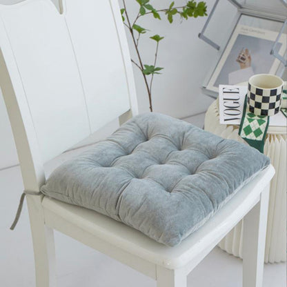 Cool Gift, Velvet Fabric Chair Cushions 40 X 40 Cm Pillow With Soft Laces Sp100, Available in Different Colors