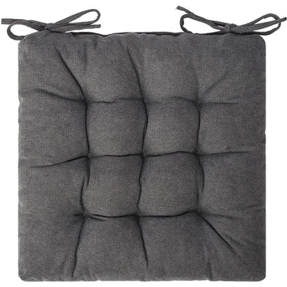 Cool Gift, Faux Linen Chair Cushions 40 X 40 Cm Pillow With Soft Laces Sp088, Available in Different Colors