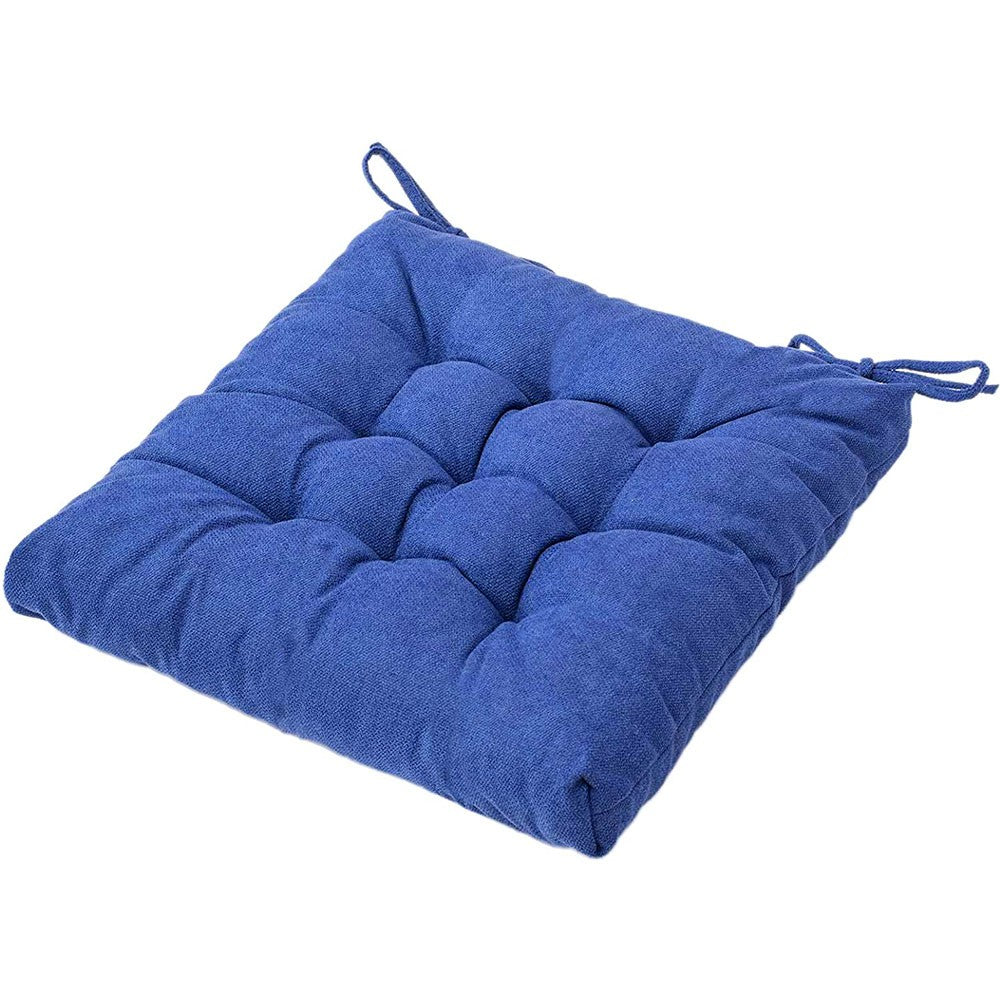 Cool Gift, Faux Linen Chair Cushions 40 X 40 Cm Pillow With Soft Laces Sp088, Available in Different Colors