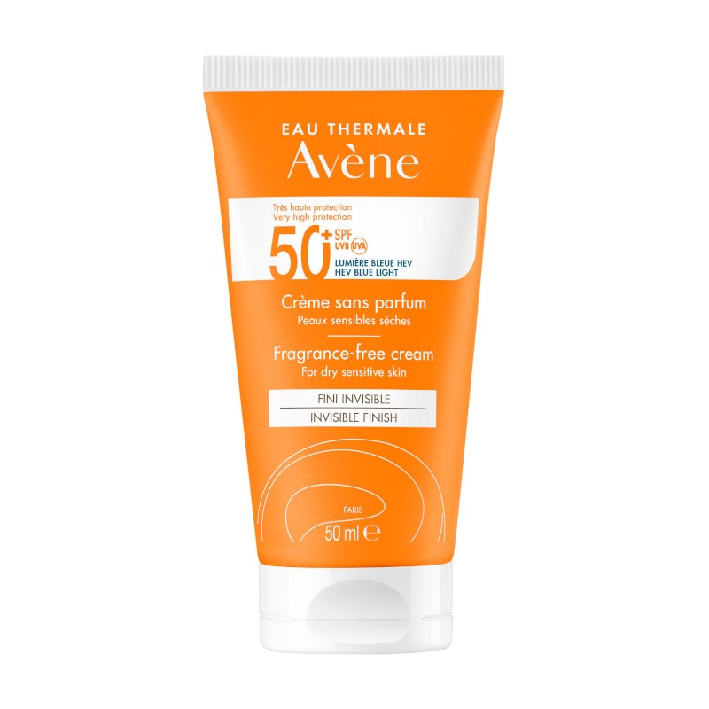 Avene, Ecran Solaire Frangrance Free Cream Spf50+ 50 Ml