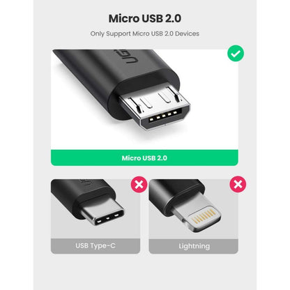 Ugreen, Otg Cable Micro USB Male To USB Female
