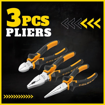 Tolsen, Industrial Pliers Set 3pcs