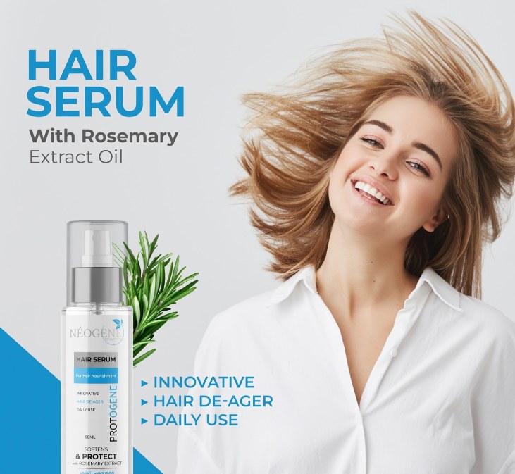 Neogene, Hair Serum With Rosemary Extract