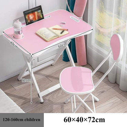 Mascube, Study Table and Chair set for Kids 60x40x52cm MLK-CD-03, Pink