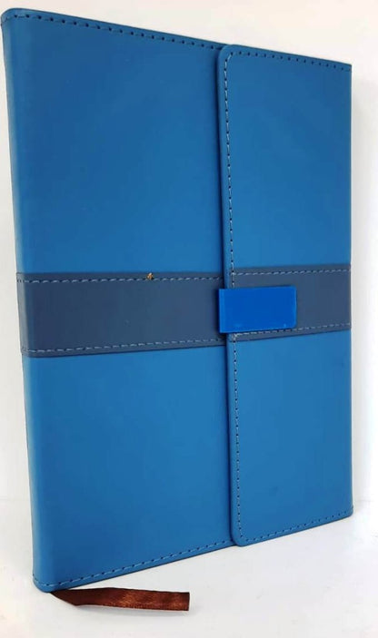 Mascube, Leather Notebook A5 Lined With Metal Flap 120 Sheets-80Gr #Cpnb07-03, Available in Different Colors