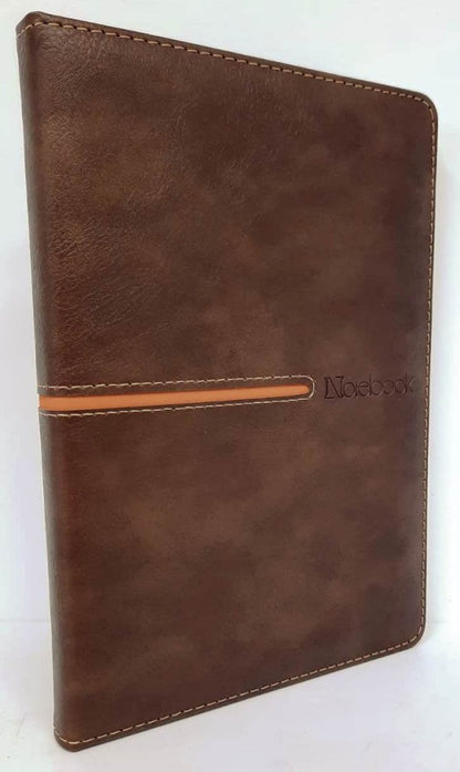 Mascube, Leather Notebook A5 Lined 120 Sheets-80Gr #Cpnb07-07, Available in Different Colors
