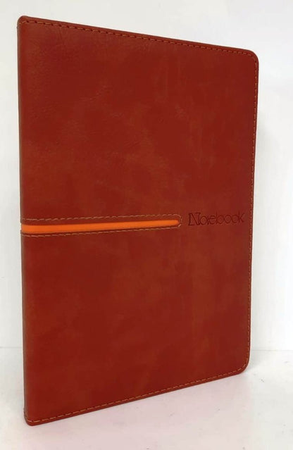 Mascube, Leather Notebook A5 Lined 120 Sheets-80Gr #Cpnb07-07, Available in Different Colors