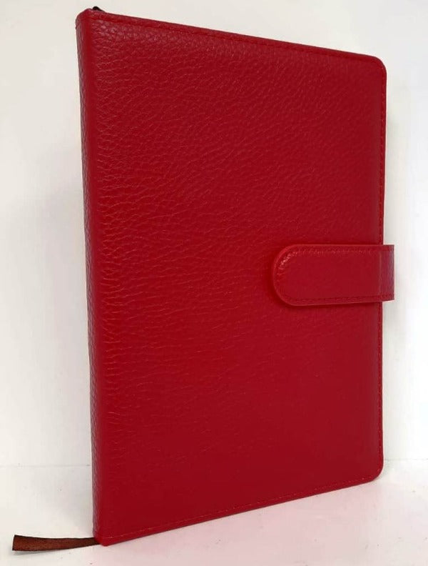 Mascube, Leather Notebook A5 Lined W/Pen Holder 120 Sheets-80Gr #Cpnb07-08, Available in Different Colors