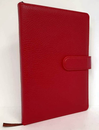 Mascube, Leather Notebook A5 Lined W/Pen Holder 120 Sheets-80Gr #Cpnb07-08, Available in Different Colors