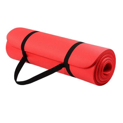 Iron Body, Fitness Exercise Mat Premium Red 1.5 cm