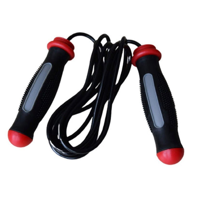 Iron Body, Speed Jump Rope - Black/Grey/ Red Handles