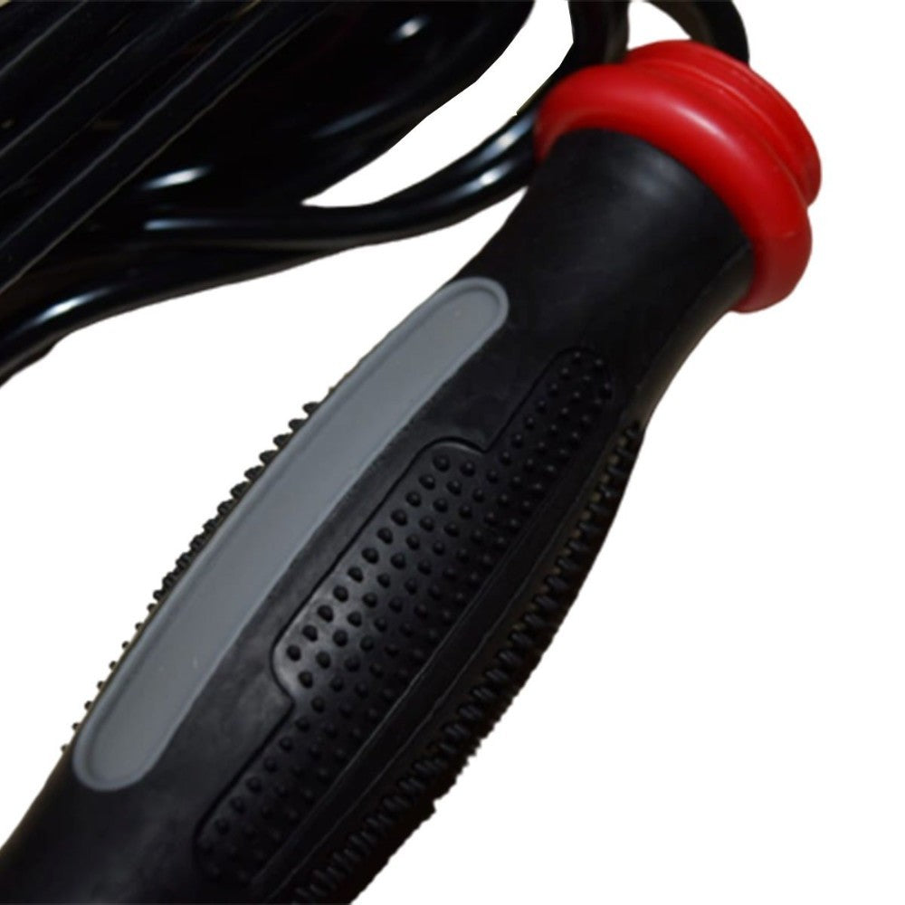 Iron Body, Speed Jump Rope - Black/Grey/ Red Handles