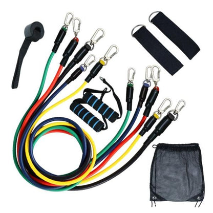 Sports Yours, Exercice Resistance Bands Kit With Door Anchor (10PC BAND SET)