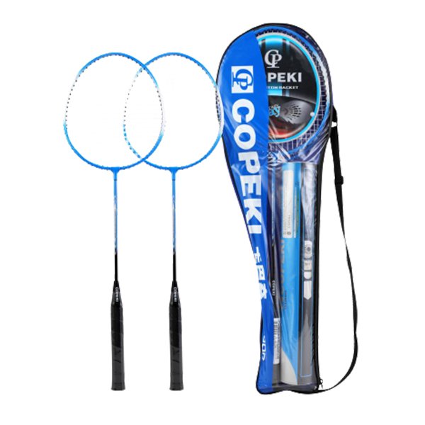 Copeki, Badminton Racket Set Original Full Carbon Badminton With A Pack Of Badminton 12 Shuttle, Available In Different Colors