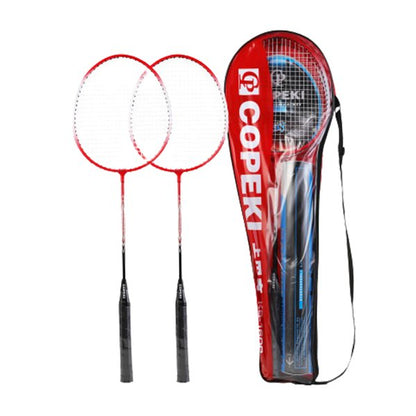 Copeki, Badminton Racket Set Original Full Carbon Badminton With A Pack Of Badminton 12 Shuttle, Available In Different Colors