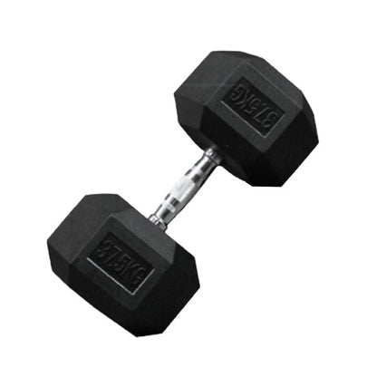Sports Yours, 1-piece-hex-rubber-coated-dumbbell, Available in Different Sizes