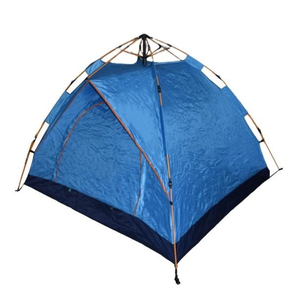 Sports Yours, Camping Tent Double Layers Blue for 4 Persons Automatic