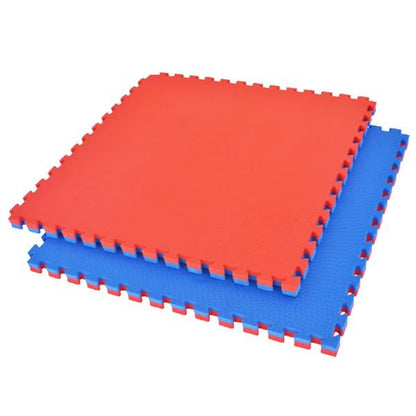 Sports Yours, 1 Piece Puzzle Mat, Blue/Red, T pattern Multipurpose 2.5cm thick 1M x 1M