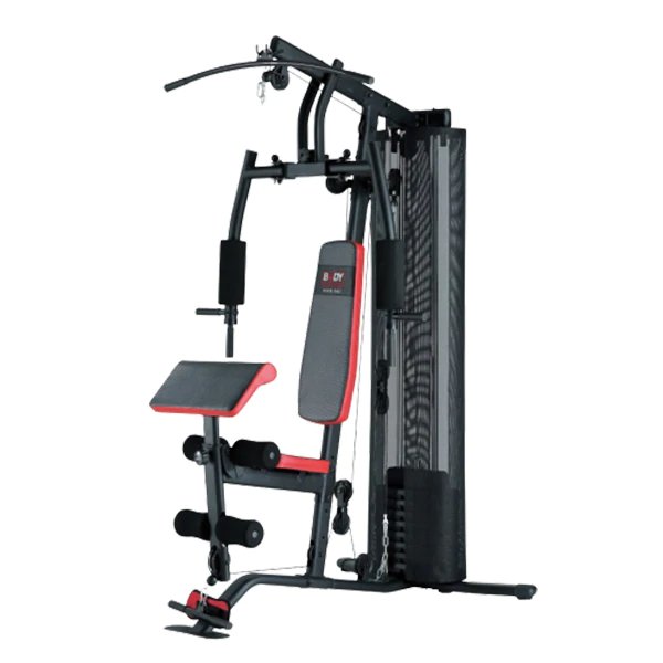 Body Sculpture, Single Station Home Gym 55Kg Weight Stack