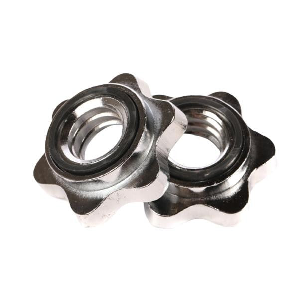Sports Yours, Standard Weight Barbell Dumbbell Bar Screw Spin-lock Collar Clamps Set of 2