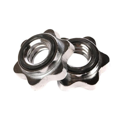 Sports Yours, Standard Weight Barbell Dumbbell Bar Screw Spin-lock Collar Clamps Set of 2