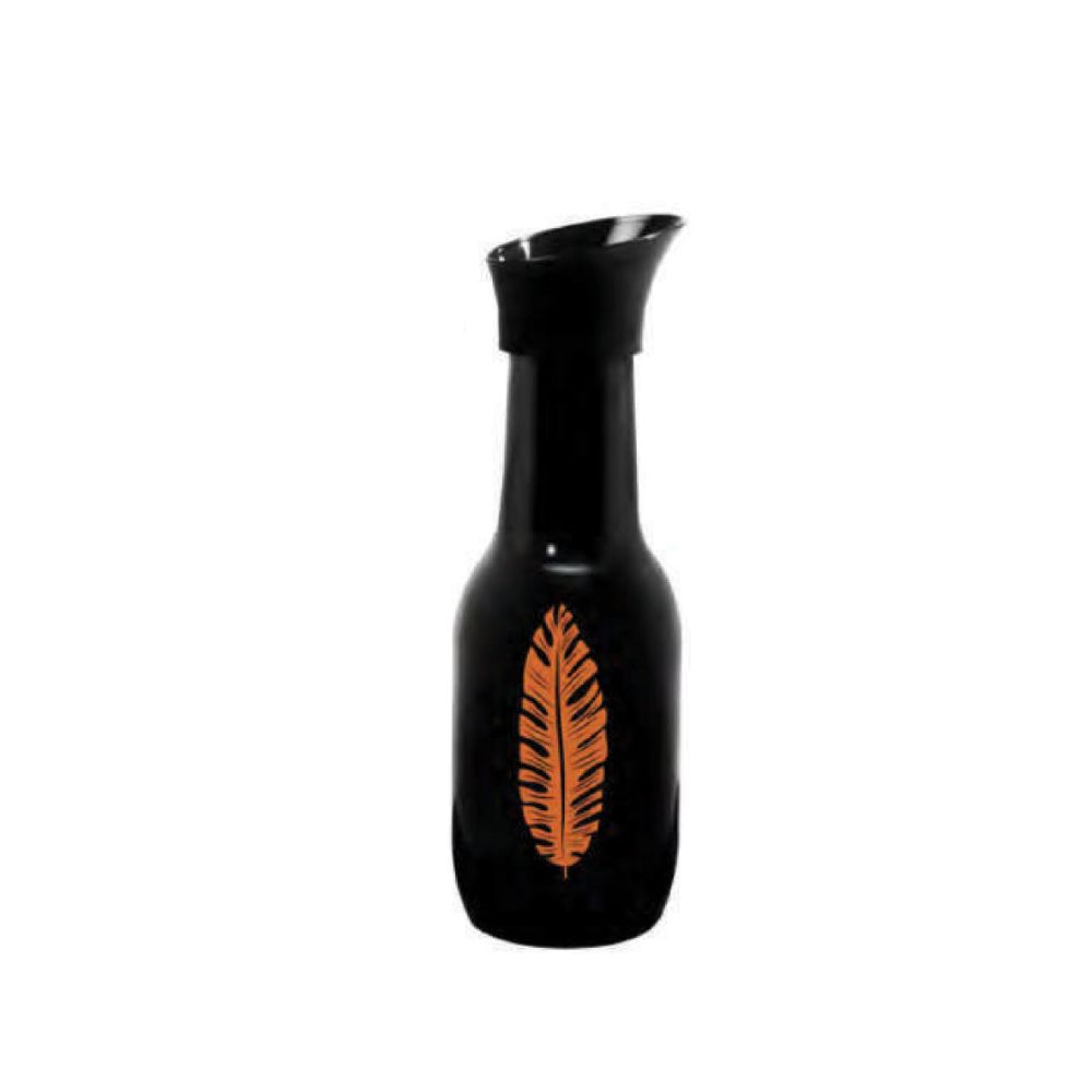 Herevin, Glossy Black Bottle 1Lt Orange, 111653-139O