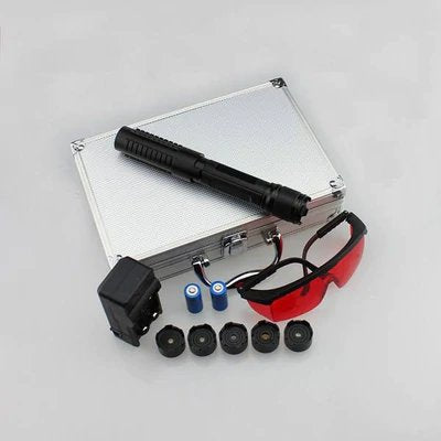 Red Laser Pointer 30000Mw 445Nm For Burning Military Laser Class Kit With Goggles