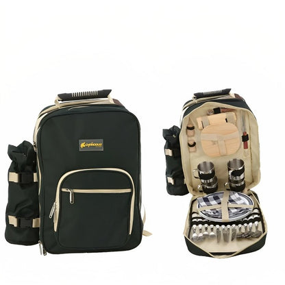 Chanodug, Picnic Outdoor Backpack Set for 4 Persons, Available in Different Colors