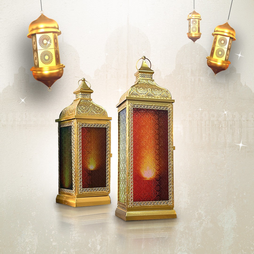 Ramadan Lanterns Set 2Pcs 1-13
